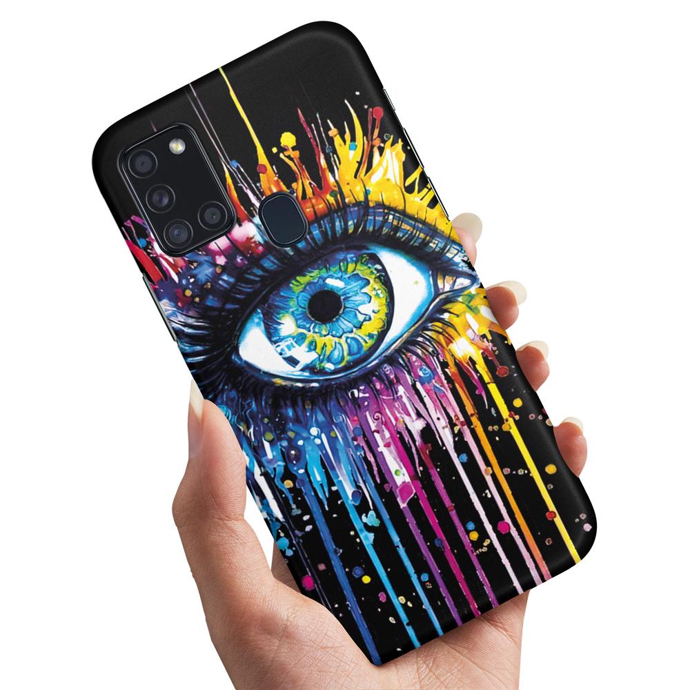 Skal / Mobilskal till Samsung Galaxy A21s - Rinnande Öga