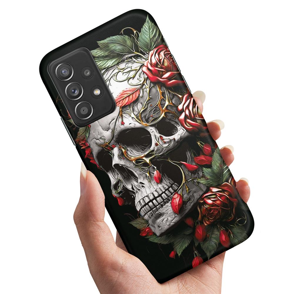 Skal / Mobilskal till Samsung Galaxy A32 - Skull Roses