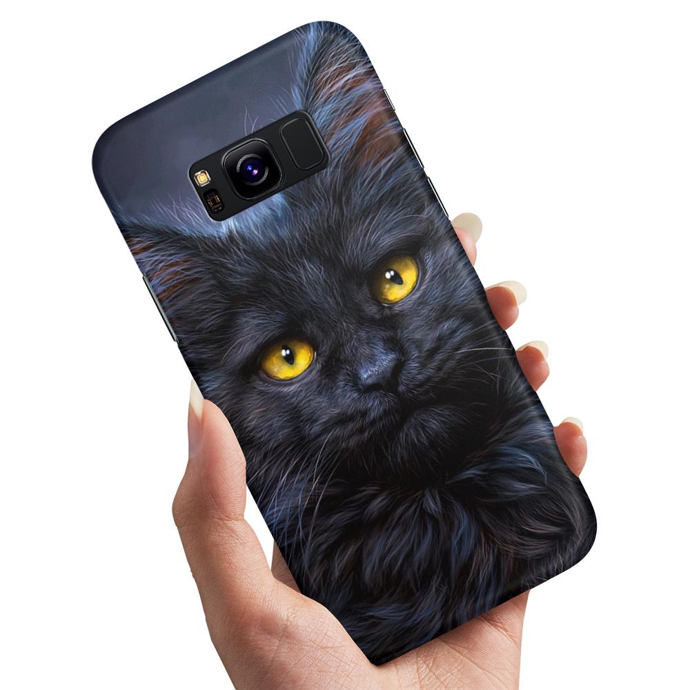 Skal / Mobilskal till Samsung Galaxy S8 Plus - Svart Katt