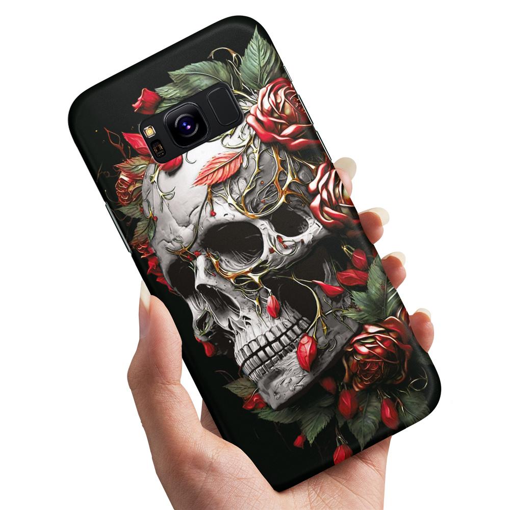 Skal / Mobilskal till Samsung Galaxy S8 Plus - Skull Roses
