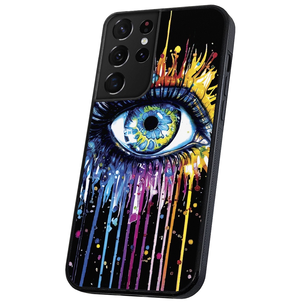 Galaxy S21 Ultra - Skal/Mobilskal Rinnande Öga