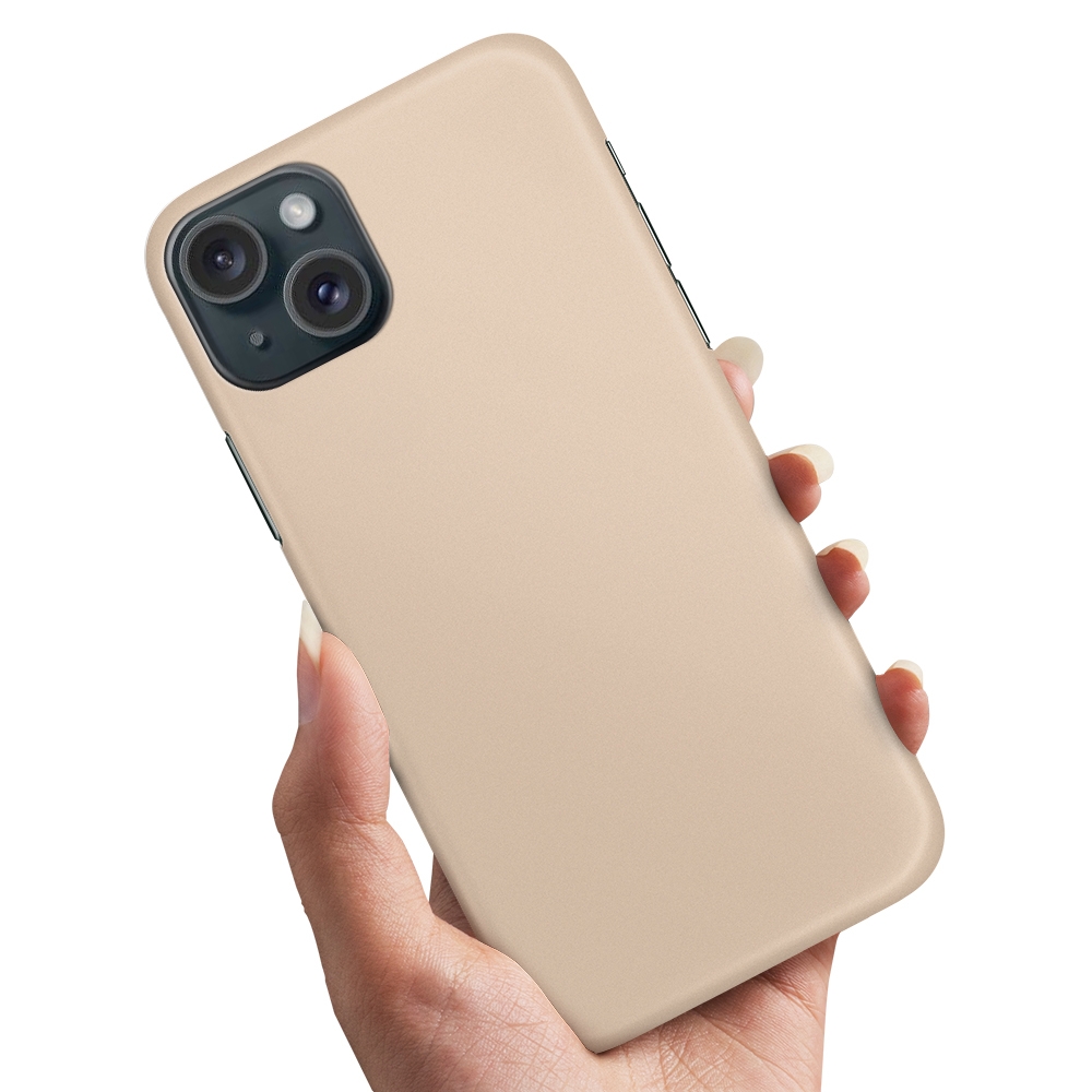 Skal / Mobilskal till iPhone 15 - Beige