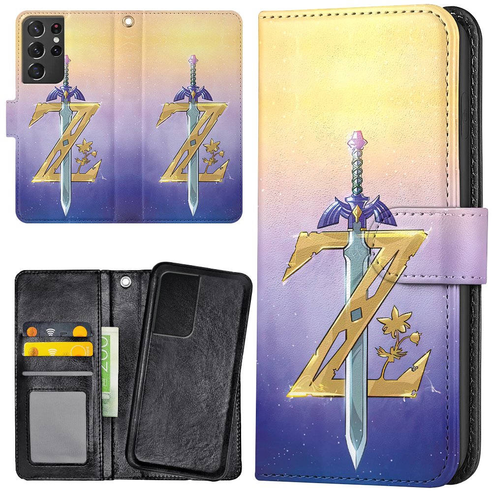 Samsung Galaxy S21 Ultra - Plånboksfodral/Skal Zelda