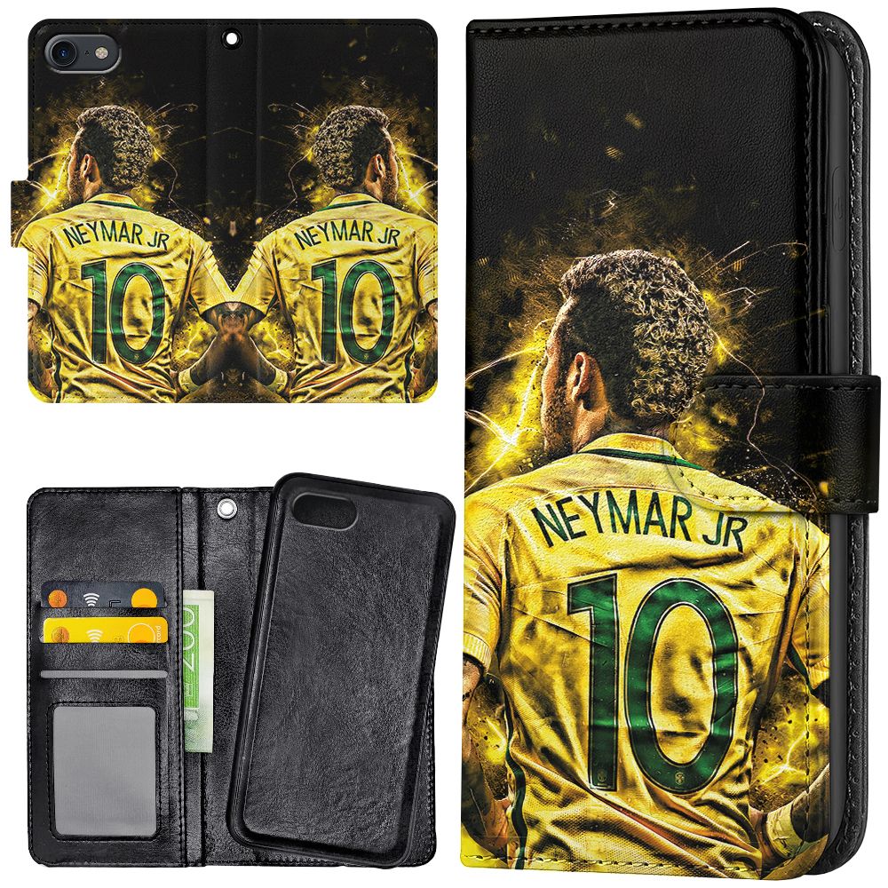iPhone 6/6s Plus - Plånboksfodral/Skal Neymar