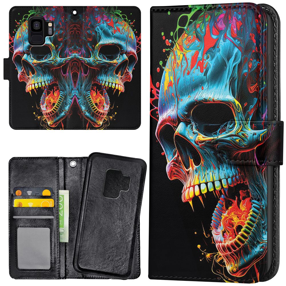 Honor 7 - Plånboksfodral/Skal Skull