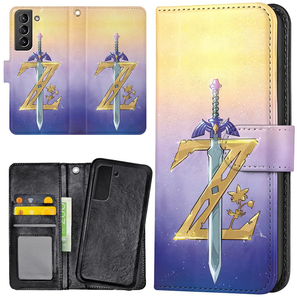 Galaxy S21 Plus - Plånboksfodral/Skal Zelda