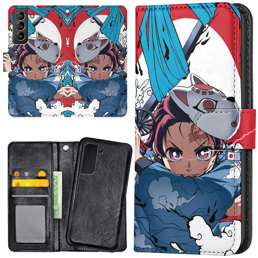 Galaxy S22 Plus - Plånboksfodral/Skal Anime