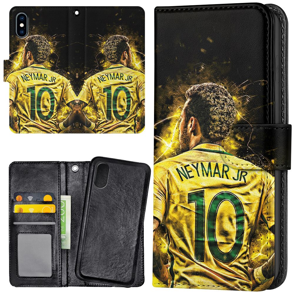 iPhone XR - Plånboksfodral/Skal Neymar