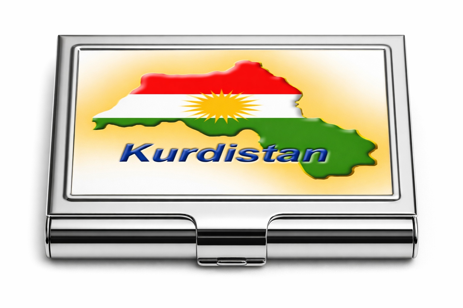 Kurdistans karta korthållare
