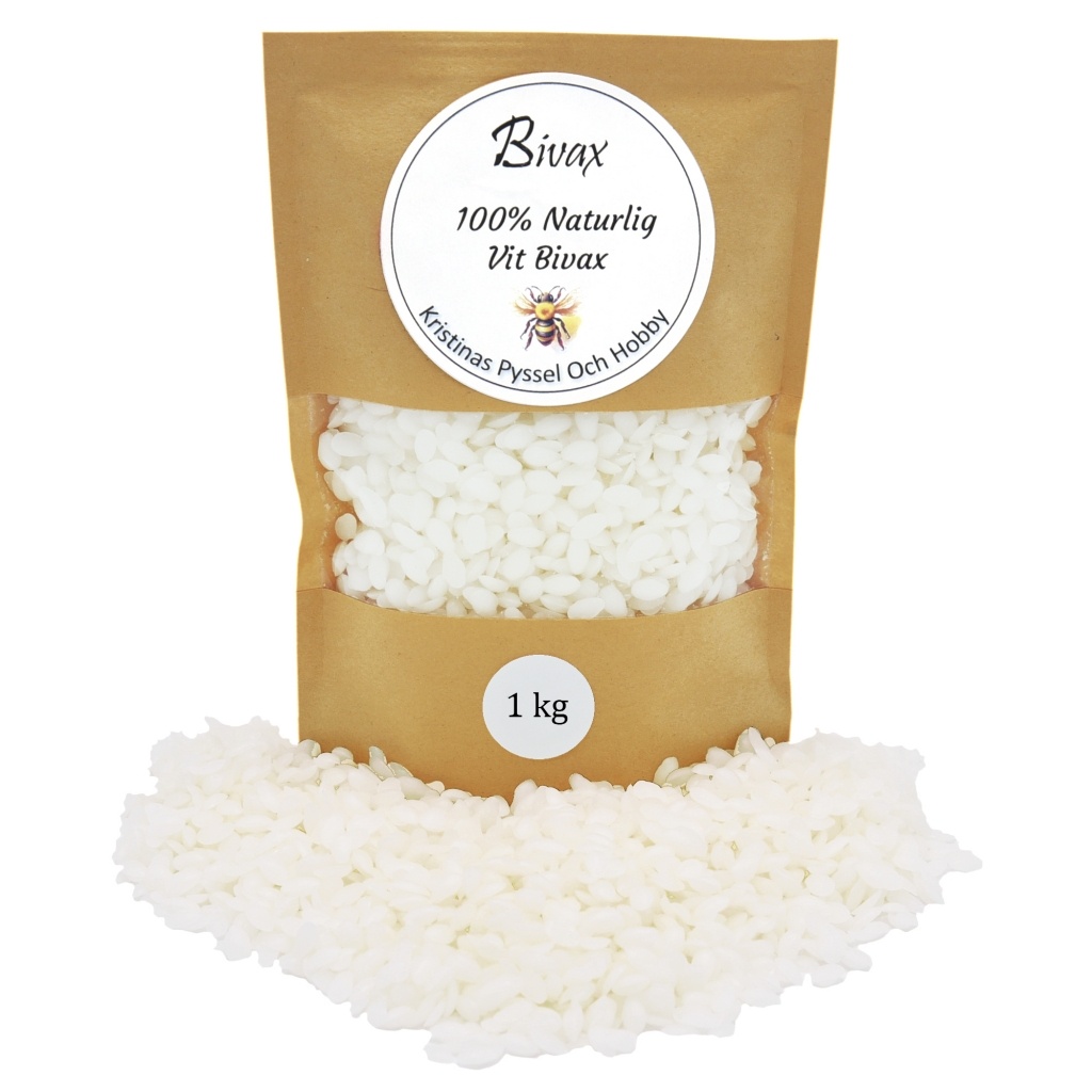 Bivax 100% Naturlig - Vitt - 1 Kg