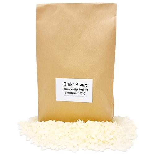 Bivax Farmaceutisk 100% Naturlig - Vitt - 0,25 Kg