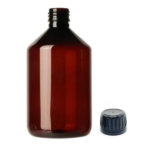 PET Flaska med Kork 500 ml - 76 st - Pharma Veral