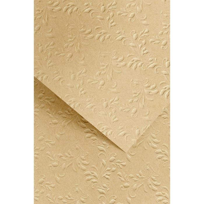 Embossed Wedding Paper - 20 Ark - A4 - Paris Beige - 220 g