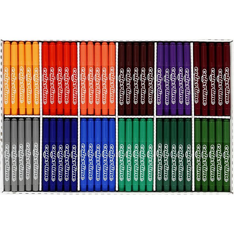 Colortime tuschpennor - Färg Set 2 - 5 mm - 288 st