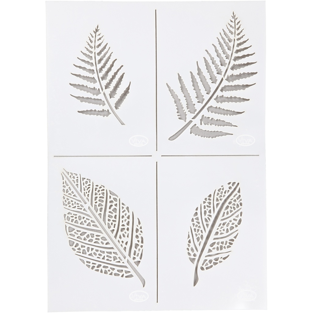 Schablon Viva Decor - Blad - A4