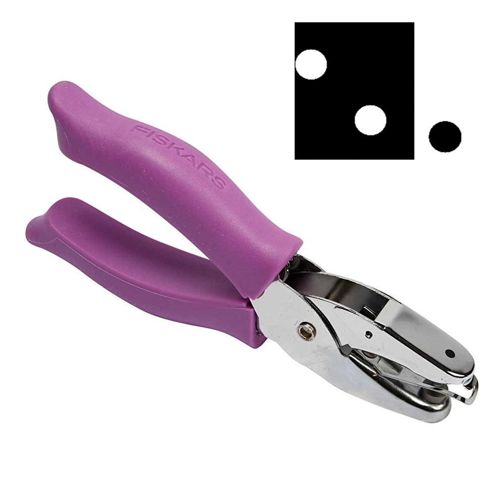 Fiskars Hand Punch - Håltång - Liten Cirkel 3 mm