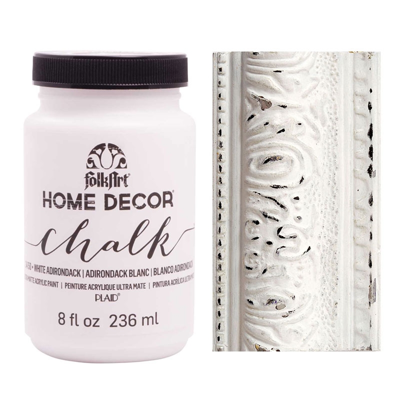 Home Decor Chalk Paint FolkArt - White Adirondack - 236ml
