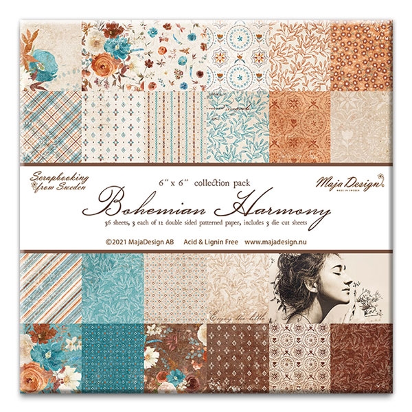 Paper Pad 6´x6´ Maja Design - Bohemian Harmony - 36 ark