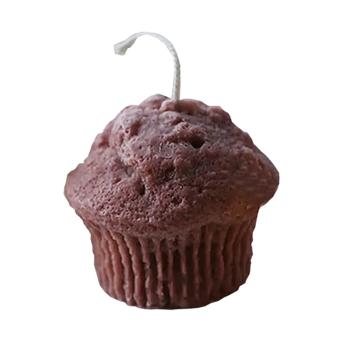 Silikonform Ljusformar - Muffin - Cupcake - H: 5 cm