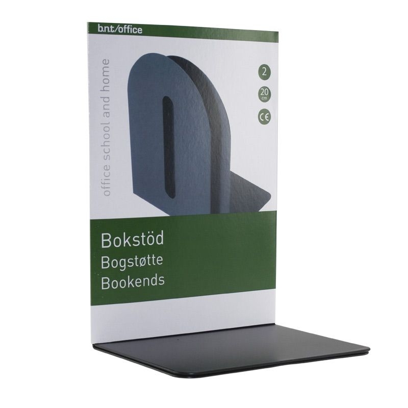 Bokstöd i Metall - H: 20 cm - 2 st