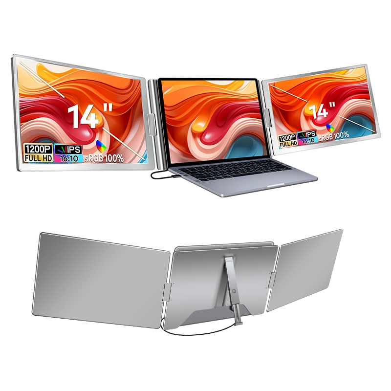 Tri-Screen  S688 portable monitor 14"