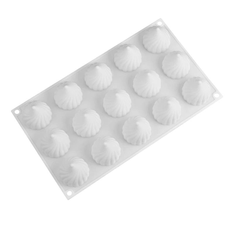 Silikonform Pralinform Spiralformad Gräddbullar 15st