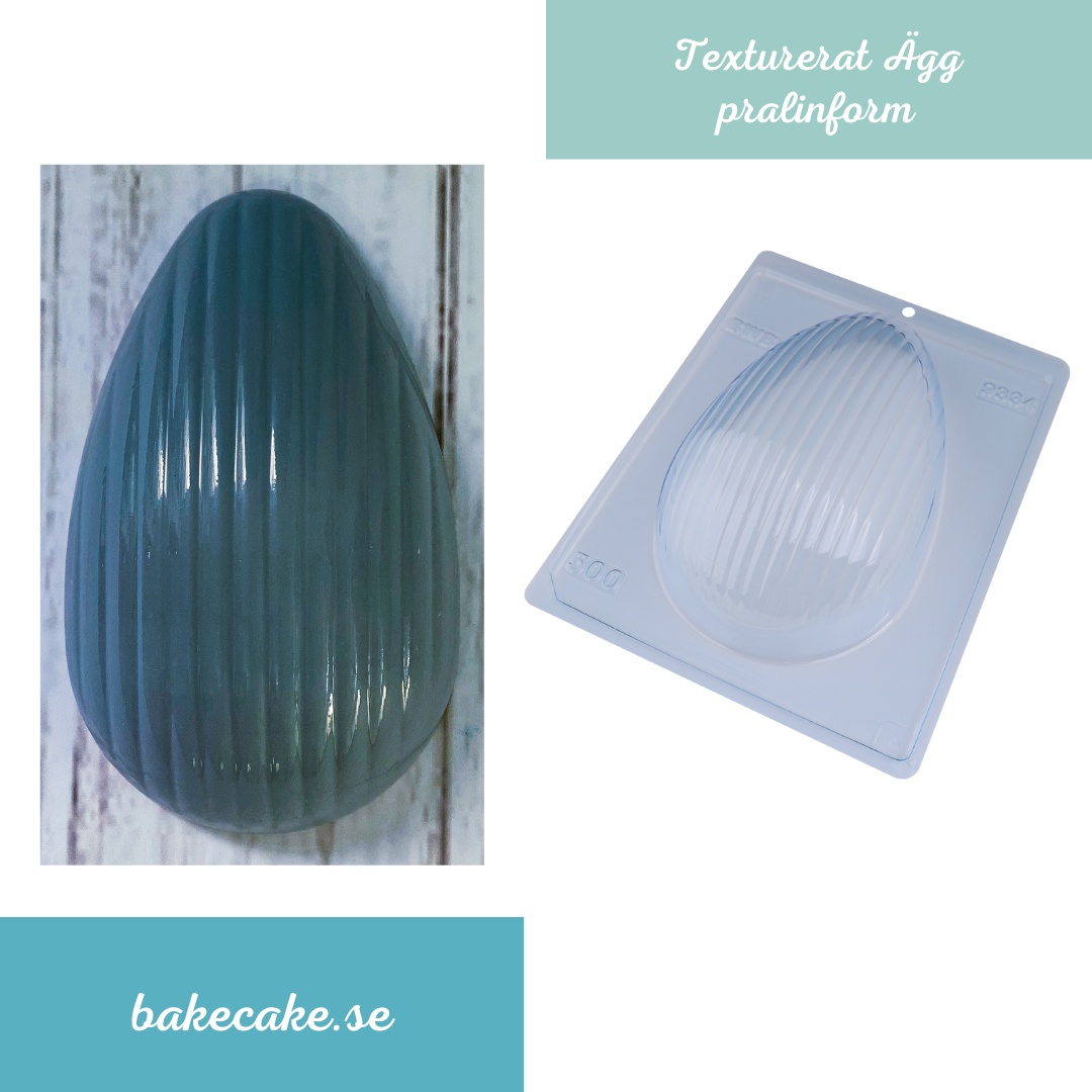 Pralinform Texturerat Ägg 500g - BWB 9334 - Special 3 Part Mold