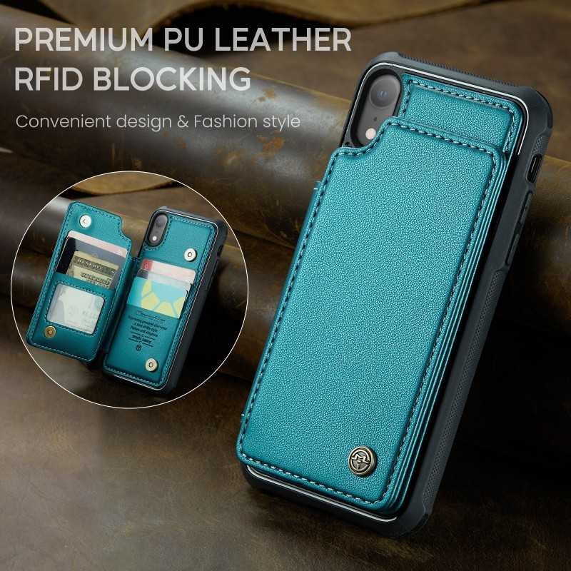 CaseMe Stöttåligt Skal Korthållare Stativ 4-Fack iPhone XR