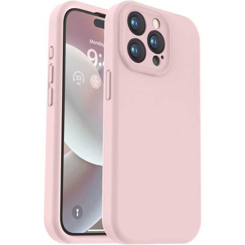 iPhone 15 Pro Gummibelagt Skal med Kameraskydd Liquid V2