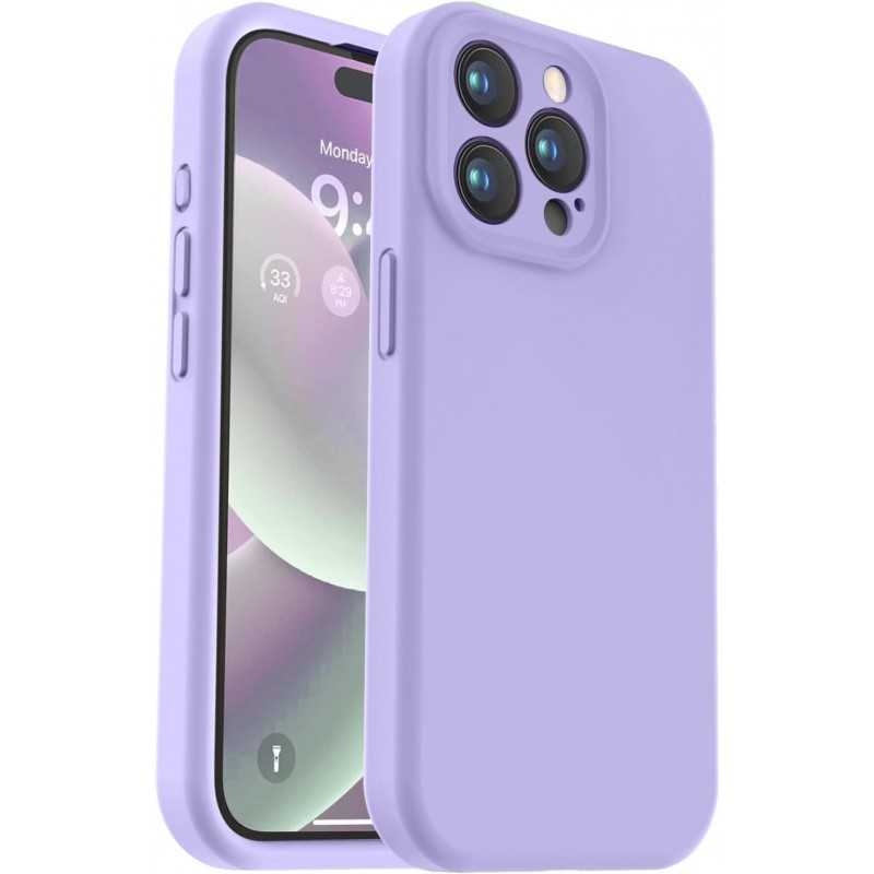 iPhone 14 Pro Max Gummibelagt Skal med Kameraskydd Liquid V2