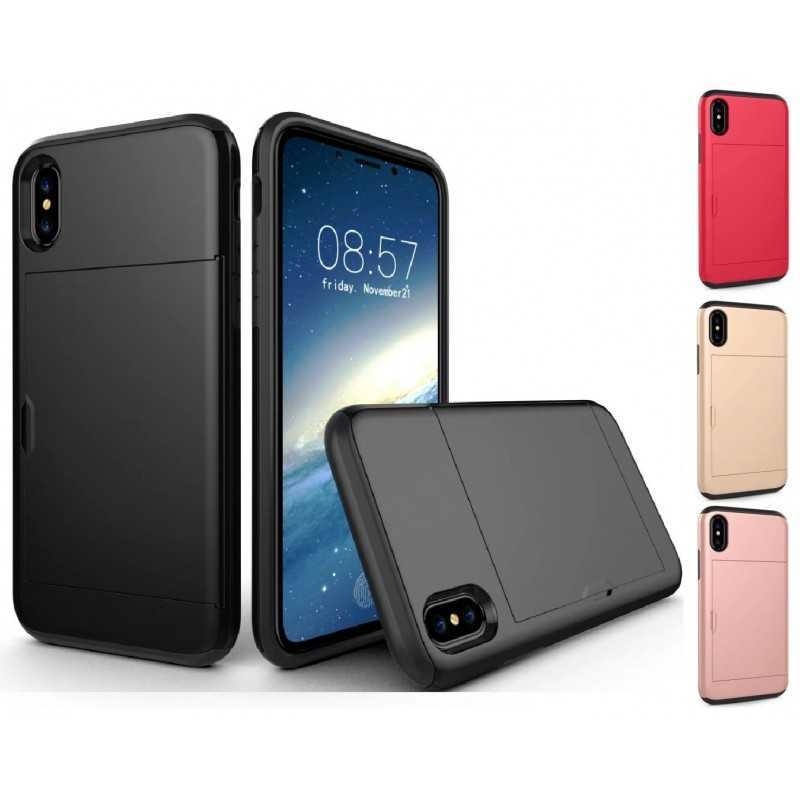 iPhone XS Stöttåligt Skal Kortfack StreetWise