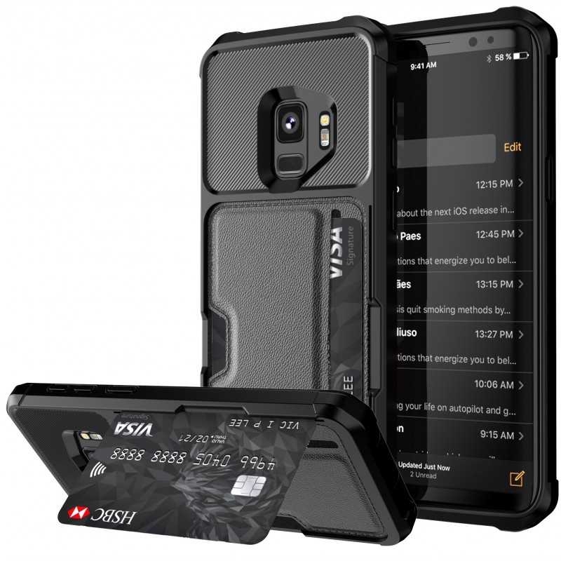 S9 Stöttåligt Skal med Kortfack Solid V2