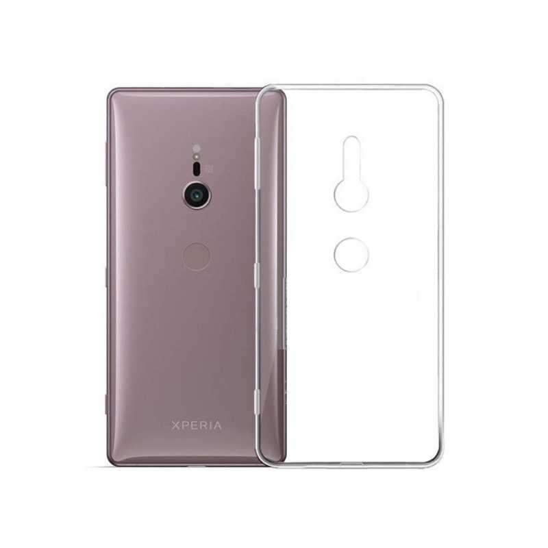 Xperia XZ3 Stöttåligt Genomskinligt Skal Simple