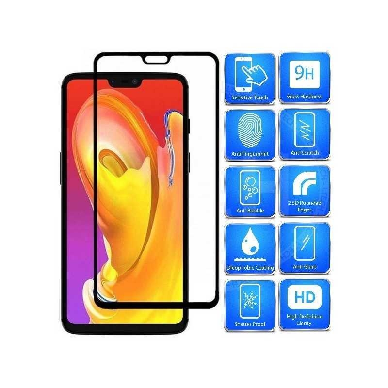 2-PACK OnePlus 6 Härdat Glas 0.26mm 2.5D 9H Fullframe