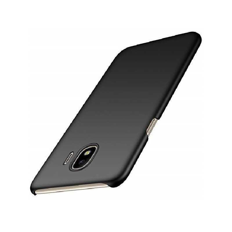 J4 Plus Ultratunn Gummibelagd Mattsvart Skal SM-J415FN/DS