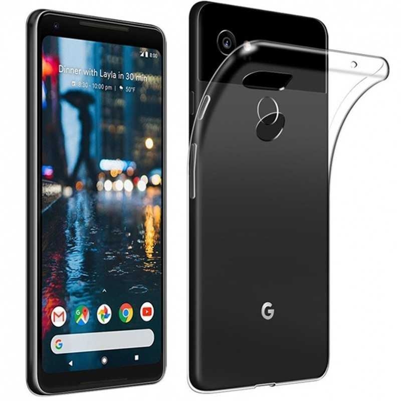 Pixel 3 XL Stöttåligt Genomskinligt Skal Simple