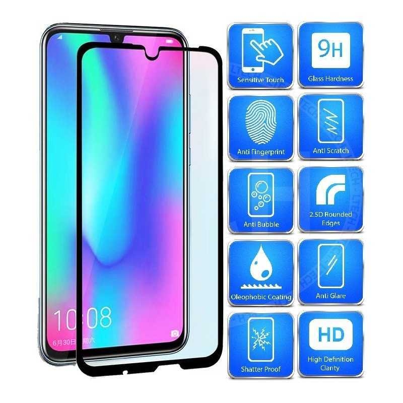2-PACK Huawei P Smart 2019 Härdat Glas 0.26mm 2.5D 9H Fullframe