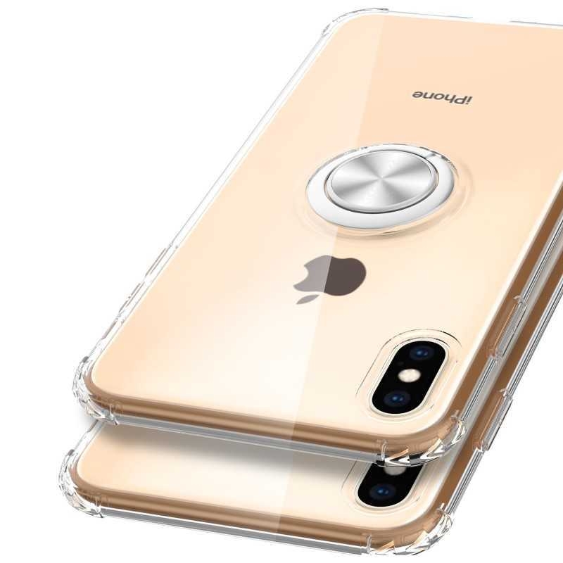 iPhone XS / X Stöttåligt Skal med Ringhållare Fresh