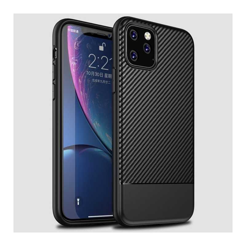 iPhone 11 Pro Max Stöttåligt Mobilskal FullCarbon