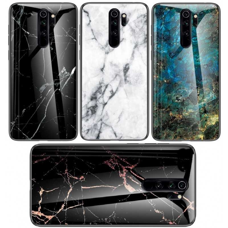 Redmi Note 8 Pro Marmorskal 9H Glas Baksida Glassback V2