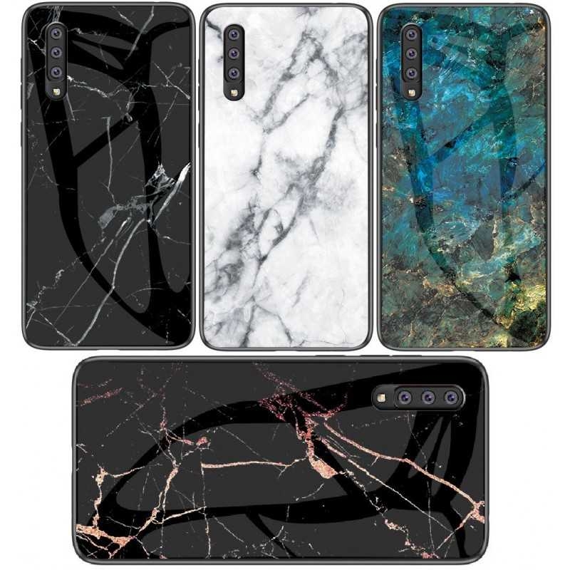 A50 Marmorskal 9H Härdat Glas Baksida Glassback V2