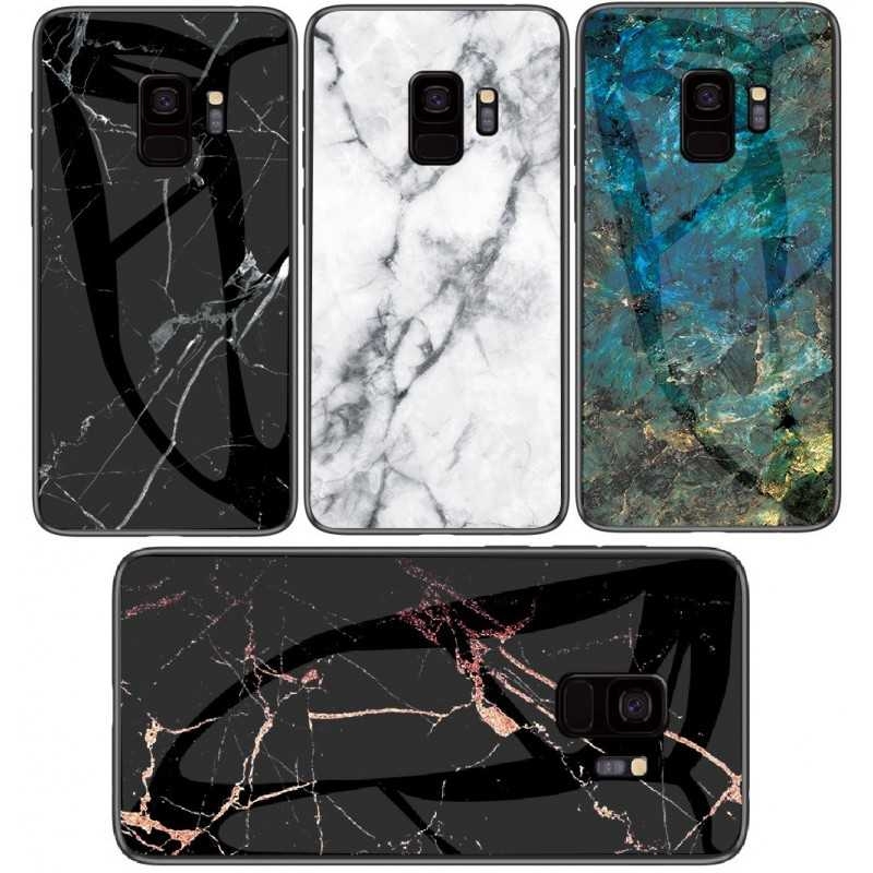 S9 Marmorskal 9H Härdat Glas Baksida Glassback V2