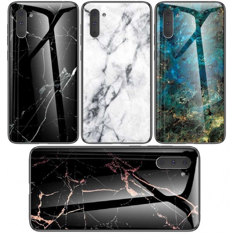 Note 10 Marmorskal 9H Härdat Glas Baksida Glassback V2