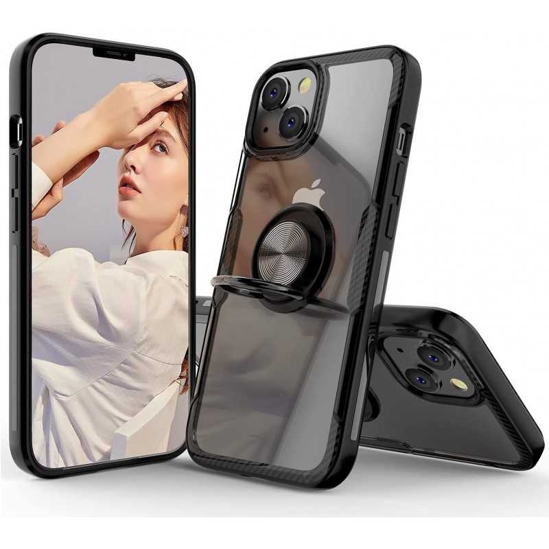 iPhone 12 Praktisk Stöttåligt Skal med Ringhållare V4