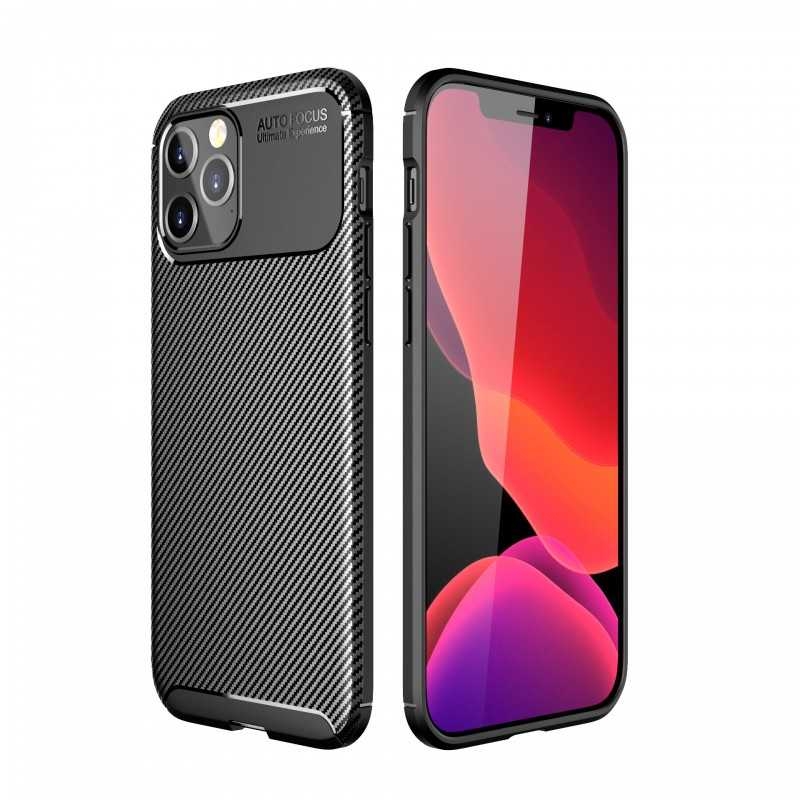 iPhone 12 Pro Stöttåligt Slimmat Skal FullCarbon V4