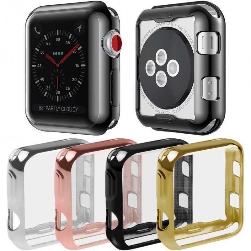 Apple Watch 40mm Heltäckande Skal Metallic