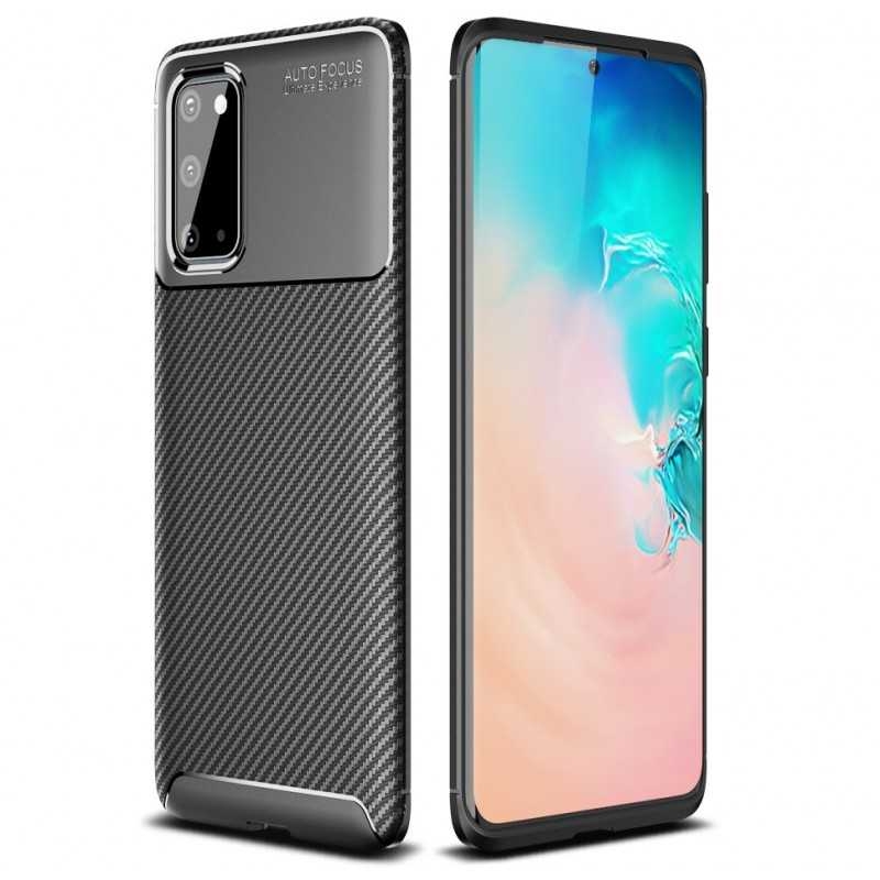 Galaxy S20 FE Stöttåligt Slimmat Skal FullCarbon V4