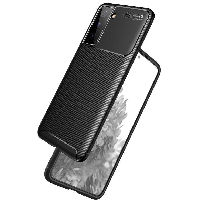 S21 Plus Stöttåligt Slimmat Skal FullCarbon V4