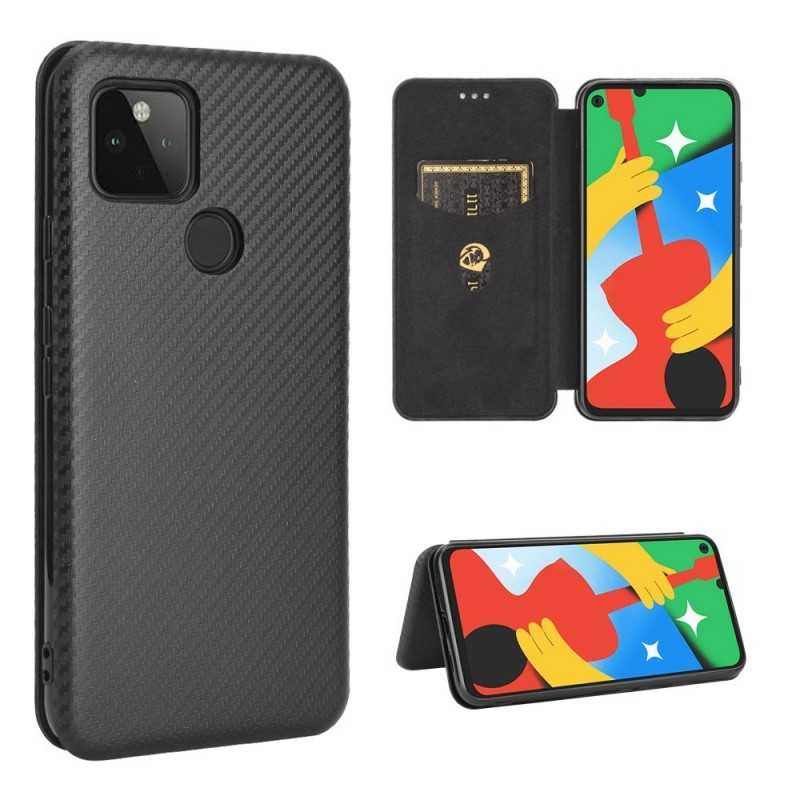 Pixel 5 Flipfodral Kortfack CarbonDreams