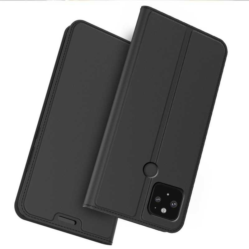 Pixel 4a Flipfodral Skin Pro med Kortfack